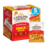 Catalina Crunch Protein Snack Mix - 10g Protein, 2g Sugar per Snack Size Pouch - Good Source of Fiber - Gluten Free - Traditional - 1.23 oz pouch