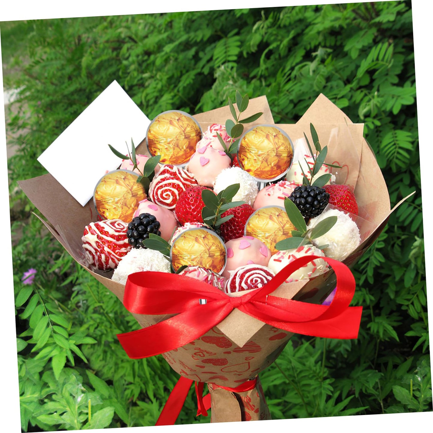 OSALADI 80Pcs Chocolate Bouquet Holders DIY Transparent Cups for Candy Bouquets Versatile Truffle Wrappers for Birthdays Valentine Day Abundant