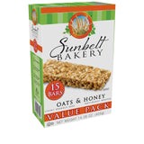 Sunbelt Bakery Value Pack Variety, 2 Boxes Each Of Oats & Honey, Fudge Dipped Chocolate Chip, and Chocolate Chip, 90 Piece Assortment