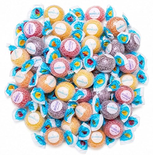 Italian Sugar Free Fruit Jelly Candy - 1 lb Bulk Bag - Assorted Fruit?Flavored Soft Gel Candies - Individually Wrapped Vegan Dye Free Candy