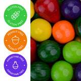 Giant Gumballs - 2 Bags of Mega Fruit Gumballs - 2 Inch Giant Chewing Bubble Gum - Big Fruity Gum 1.75 Lb per Bag