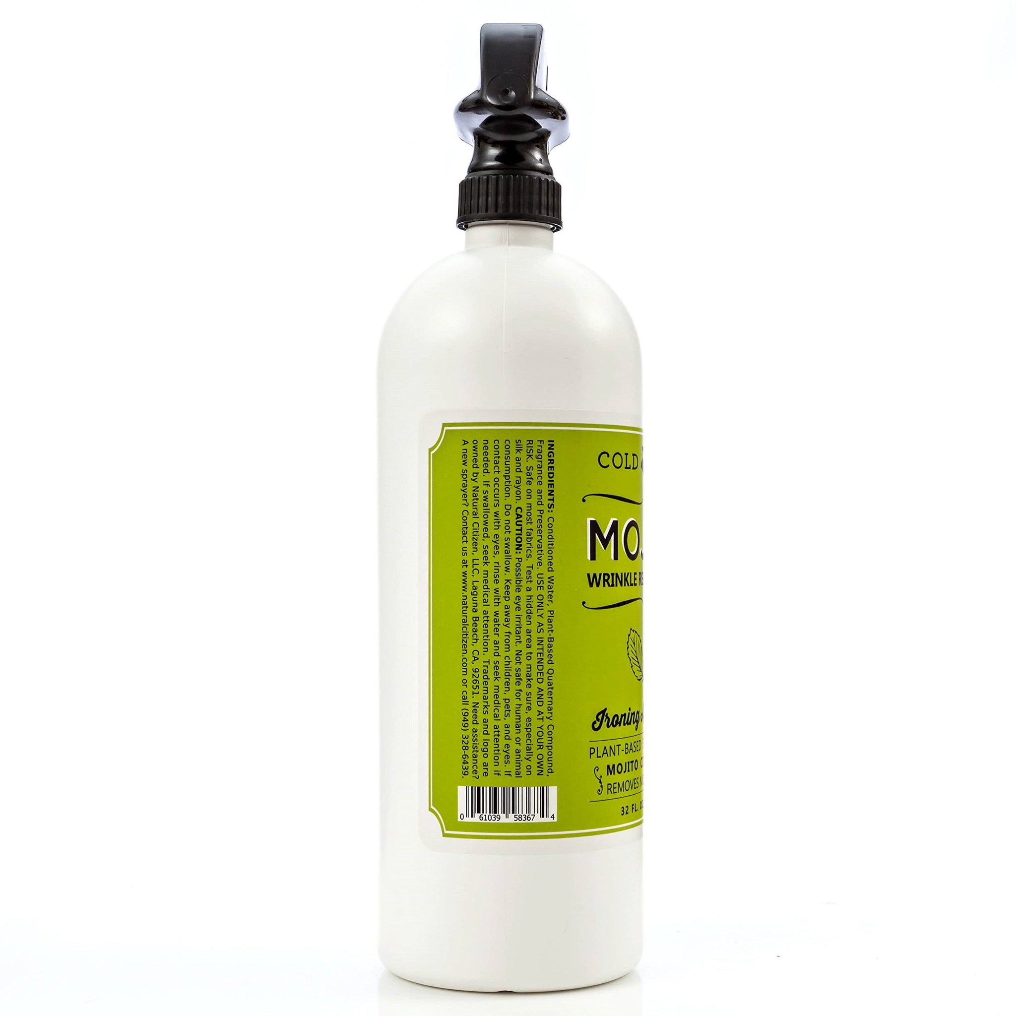 Cold Iron Wrinkle Release Spray for Clothes. 32 fl oz. Citrus Mint & Atlas Travel Size 3 fl oz Sea Breeze. Fast, Easy to Use Ironing Alternative