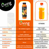 O2 Living Juice Cold Pressed Drink - Carrot Kick Organic Juice Variety Pack - No Added Sugar or Water, Naturally Sweetened from Fruits, Rich in