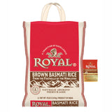 Royal Authentic Basmati Brown Rice - Whole Grain, Naturally Gluten Free and Vegan, 10 lb