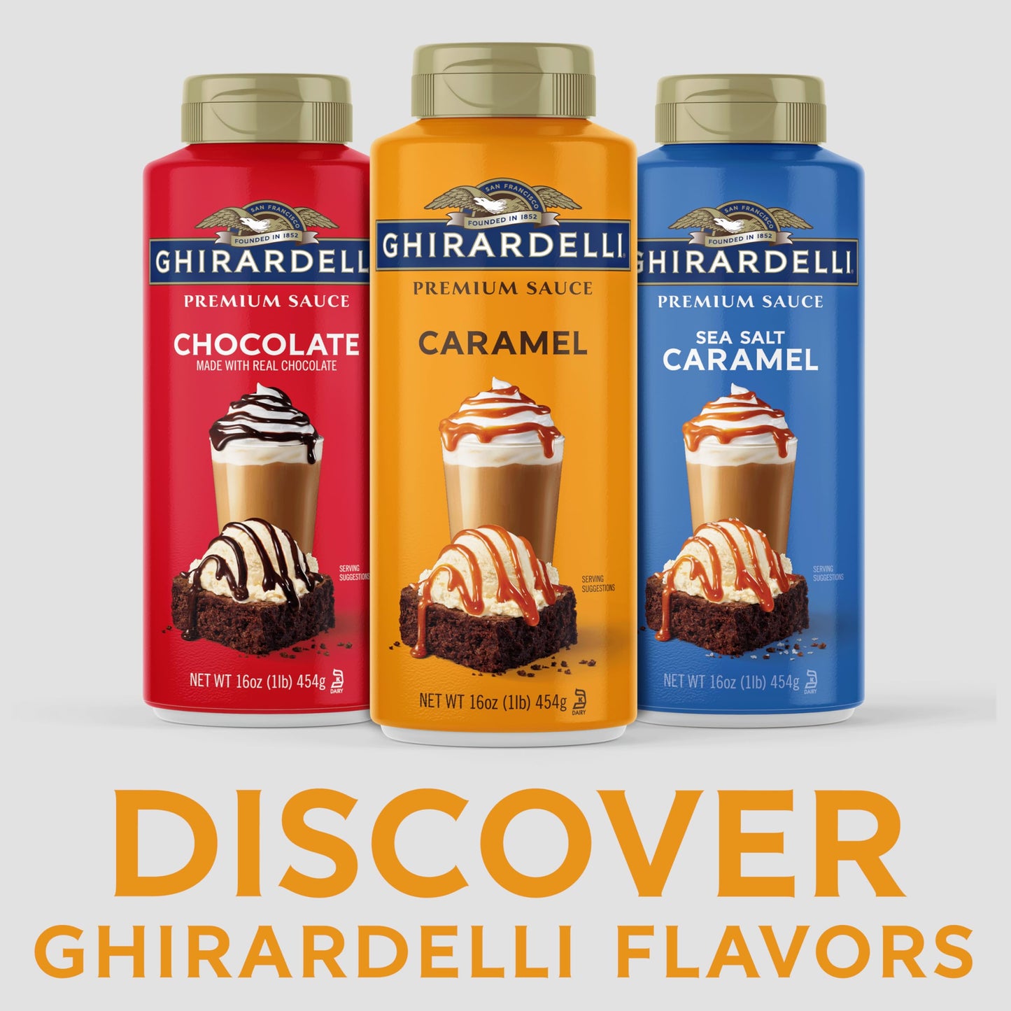 GHIRARDELLI Premium Caramel Sauce, 16 Oz