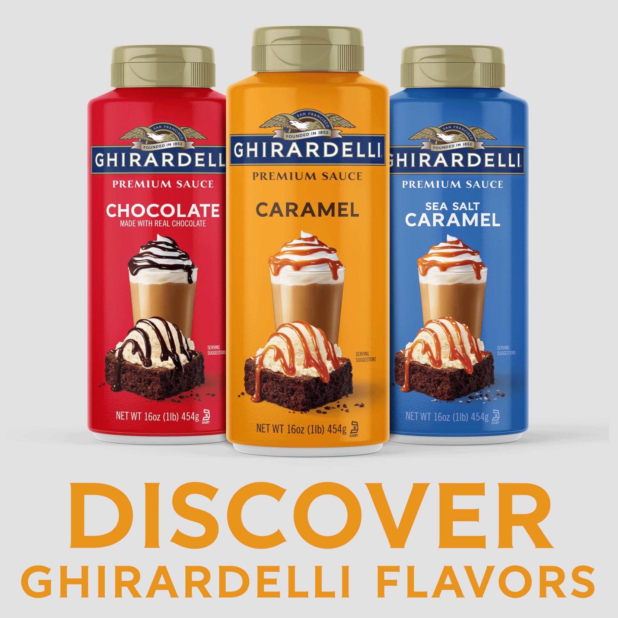 GHIRARDELLI Premium Caramel Sauce, 16 Oz
