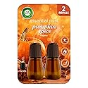 Air Wick Essential Mist Refill, 2ct, Pumpkin Spice, Fall Scent, Essential Oils, Air Freshener