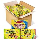 SOUR PATCH KIDS and SWEDISH FISH Soft & Chewy Candy Variety Pack, Bulk Candy, Mother's Day, 15 Boxes