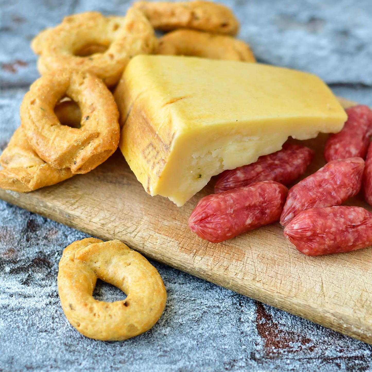 Sanniti Italian Taralli Pugliese Fennel Finocchio, 8.8 oz (Pack 5)