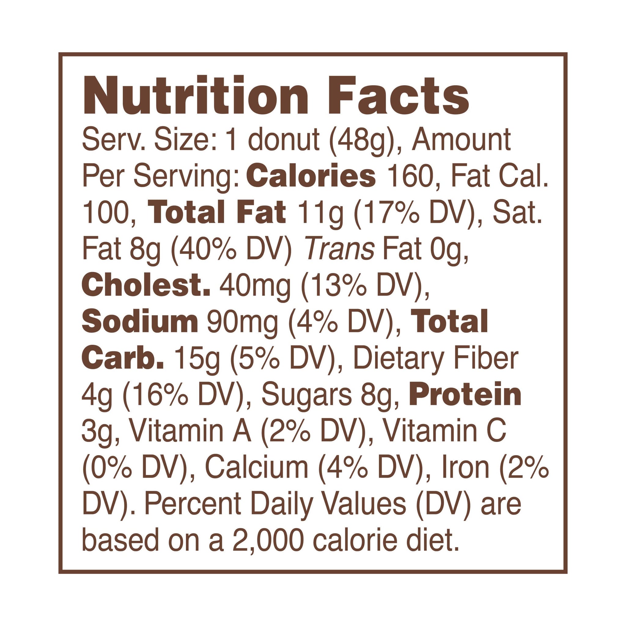 SOOZYS Double Chocolate Donut, 1.7 OZ