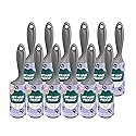 Scotch-Brite Pet Hair Pickup Lint Roller with Handle, 50% Stickier, Fur and Fluff Remover for Clothes Furniture and Pet Beds, 12 Pack, 360 Easy-Tear