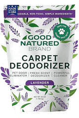 Good Natured Brand | Carpet Deodorizer & Freshener Powder | 60 oz Pet Odor Eliminator for Strong Odor & Pet Urine | Fresh Natural Lavender | Safe