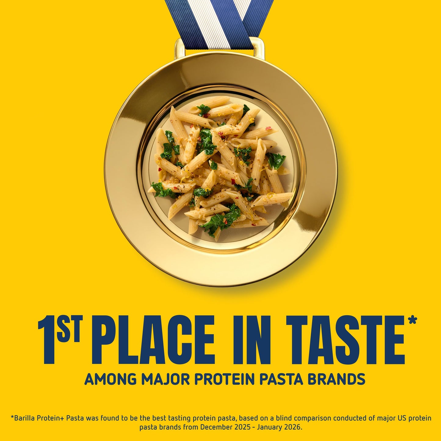 Barilla Protein+ (Plus) Penne Pasta, 14.5 Ounce (Pack of 12) - plant based - Made from Lentils, Chickpeas & Peas - Non-GMO, Kosher Certified