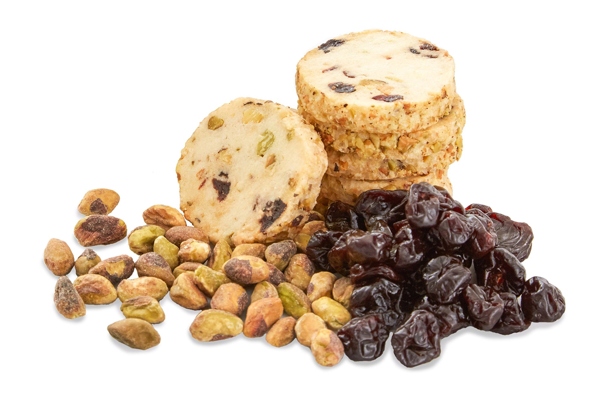 Pistachio Cherry Sablé - French Shortbread Cookies by Lark Fine Foods - Pack of 3