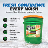 Ultra Fresh 3X Platinum 5 Gallon Laundry Detergent Liquid for All Machine Types with Easy Dispensing Pump, Up to 640 Loads, Original Green (2 Pack)