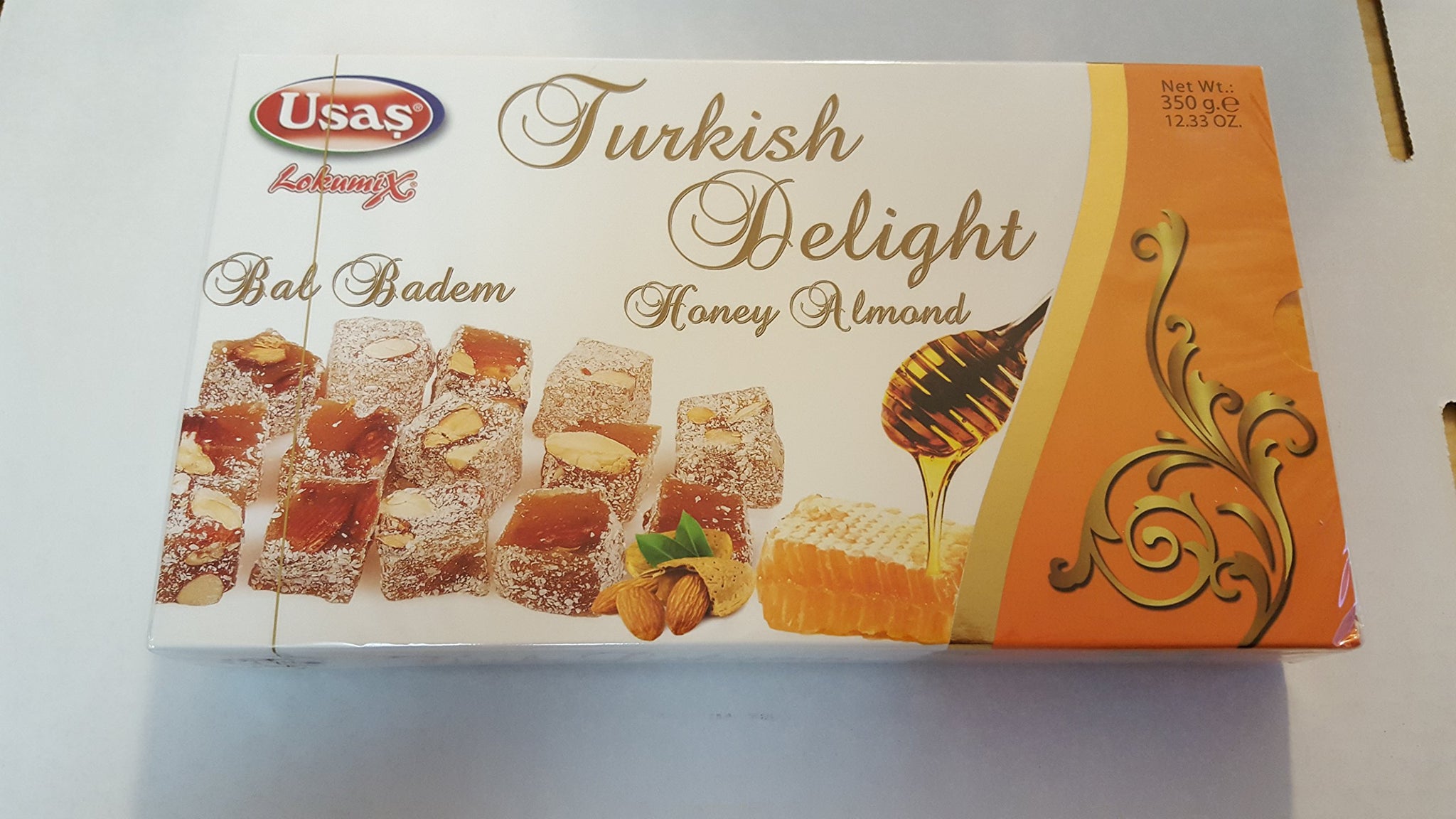 Turkish Delight with Honey & Almonds (350gr)
