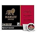 Marley Coffee One Love, 100% Ethiopian, Medium Roast Coffee, Keurig K-Cup Brewer Compatible Pods, 24 Count