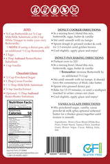 Mom's Place Gluten-Free Mini Chocolate Donut Mix, Makes 18 Servings, Nut Free, Dairy Free & Soy Free, 10 oz.