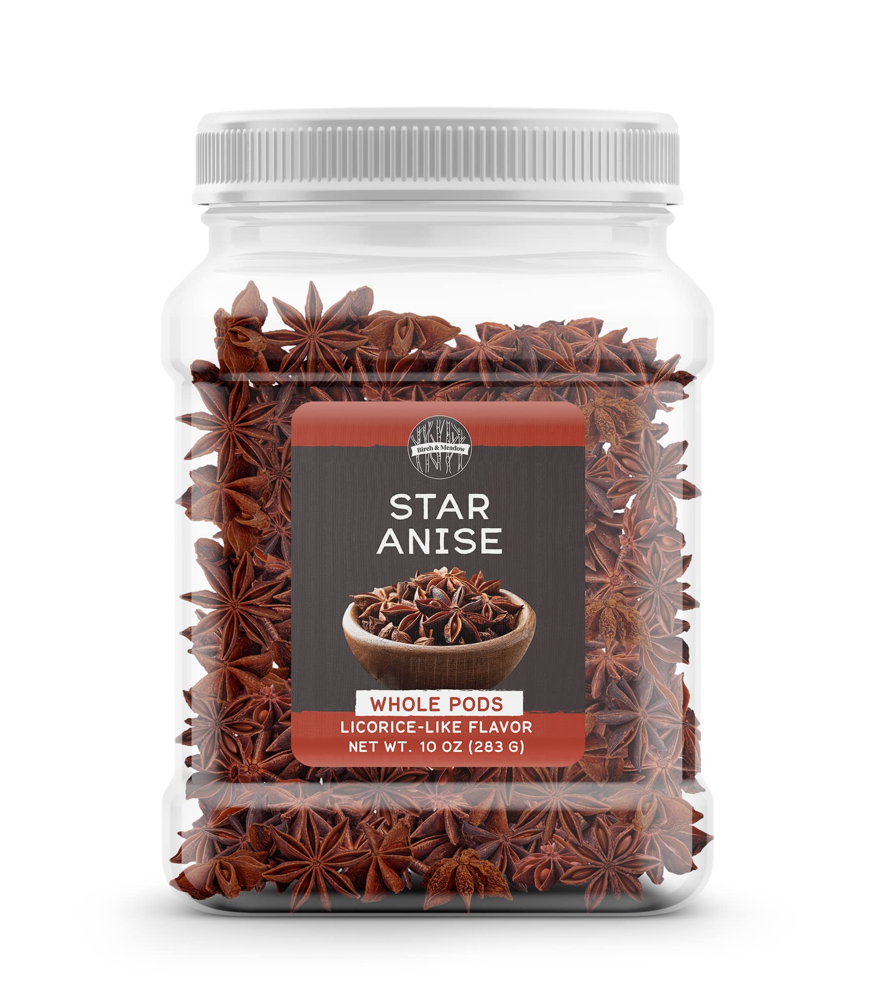 Birch & Meadow 10 oz of Whole Star Anise, Teas & Baking, Whole Dried Pods