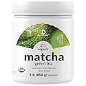Organic Matcha Green Tea Powder, 1 lb (454g) | First Harvest, Culinary Grade | Japanese Sourced Cafe Mix | Zero Sugar, Keto Friendly, Non-GMO