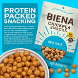 Biena Foods, Sea Salt Roasted Chickpea Snack, 5 Ounce