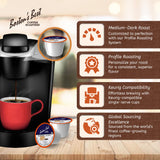 Boston’s Best - Morning Glory Blend, Delicious Medium Dark Roast Coffee, Gourmet Compatible with Keurig Coffee Maker, 1 Count (80 Single Serve Cups)