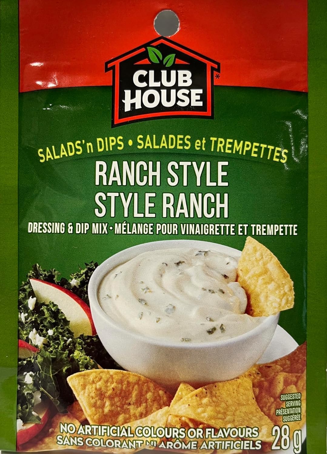 ZENVOIRA Pantry Bundle includes Club House, Dry Sauce/Seasoning/Marinade Mix, Salad N Dip, Ranch Style, 28g / 1oz, Case Pack 12 Count Value Packed by