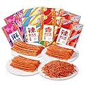 Authentic Sticks Latiao - Sweet and Spicy Traditional Gluten Noodles, Red Oil Chilli Mouthwatering Asian Snacks, Mixed Snack Gift Bags for Halloween