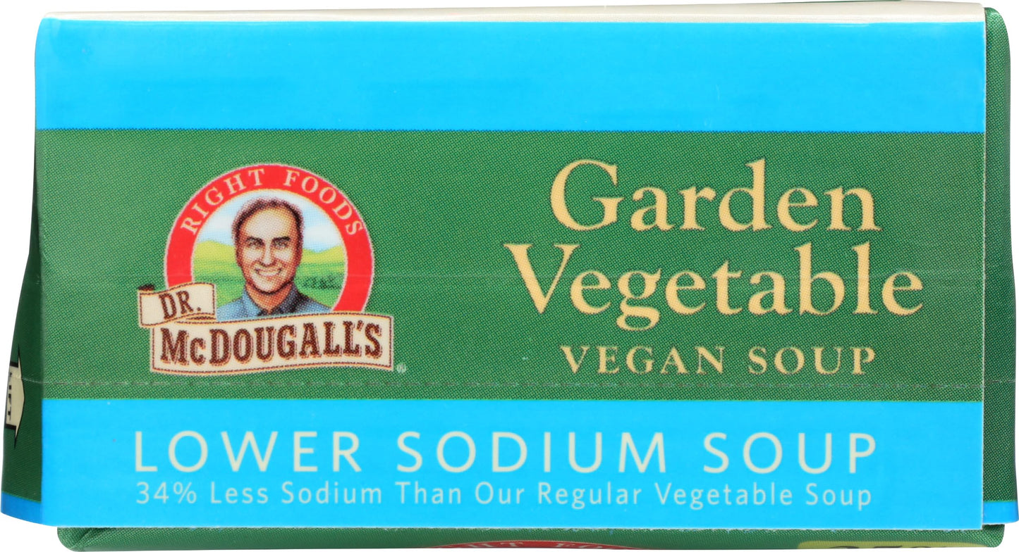 Dr Mcdougalls, Low Sodium Garden Vegetable Soup, 17.9 Ounce