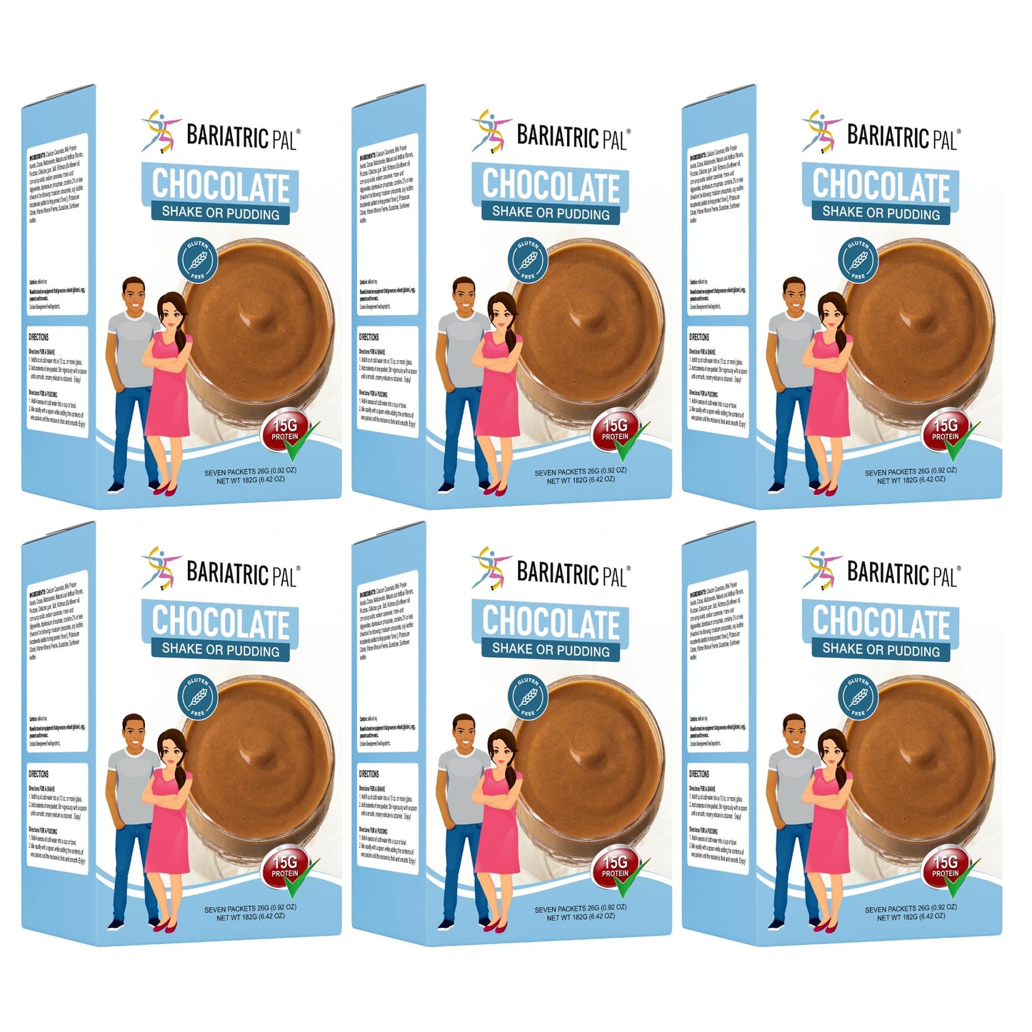BariatricPal Protein Shake or Pudding - Chocolate (6-Pack)
