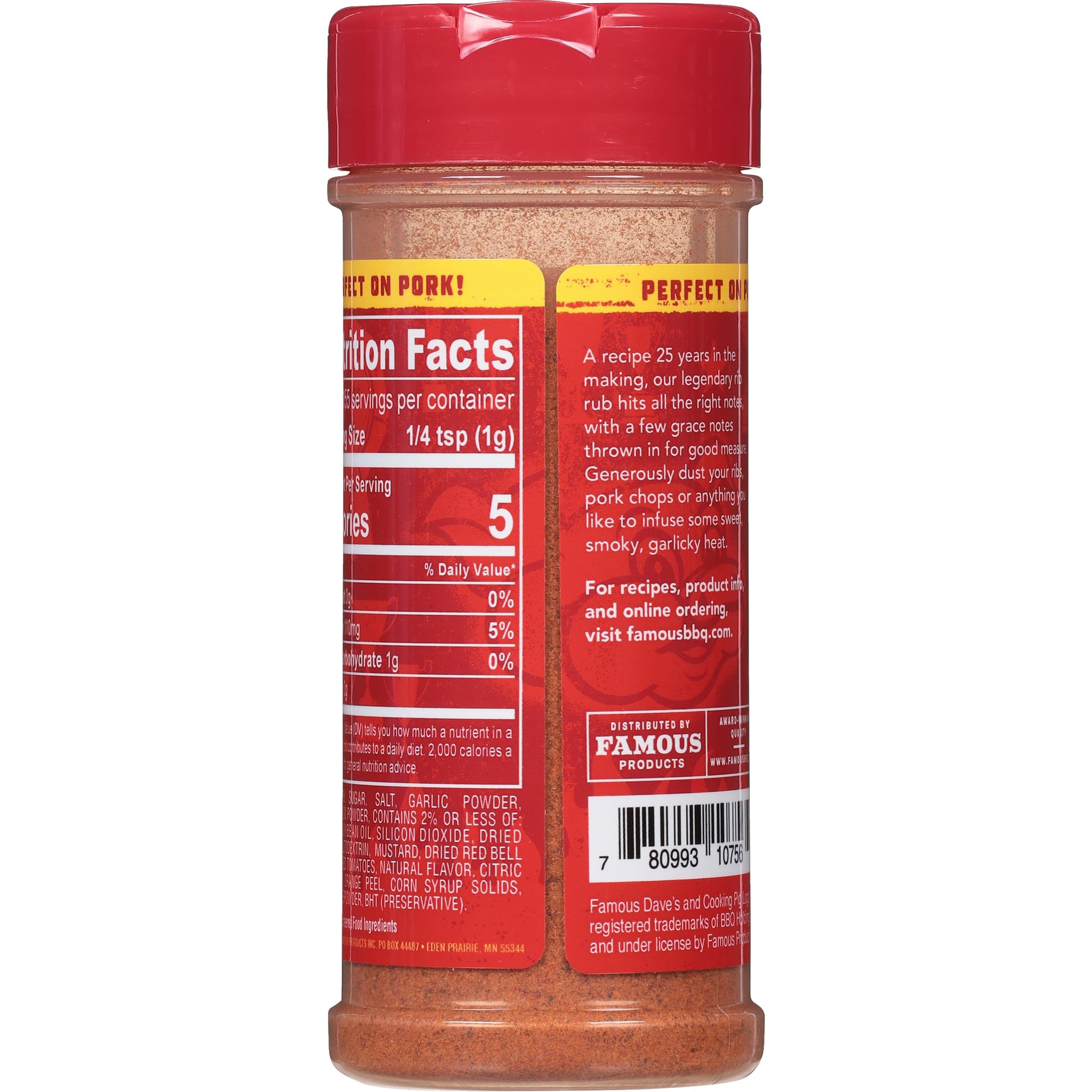 Famous Dave's Seasoning Variety Bundle - 2 pck Devil's Spit BBQ Sauce & 1 pck Rib Rub Seasoning (43.5 oz.)