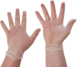 Ambitex 889269 V5201 Series Latex Free Clear Vinyl Gloves Medium 100/Box