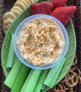 PALMETTO CHEESE Jalapeno Pimento Cheese Spread - Homestyle Spreadable Cheddar Cheese for Holiday Sides and Appetizers, Burgers, Crackers - Gluten