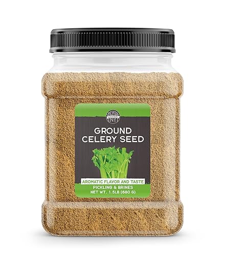 Birch & Meadow 1.5 lb of Ground Celery Seed, Aromatic Flavor, Brine Seasonings & Pickling Spices