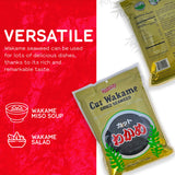 Shirakiku Cut Wakame Dried Seaweed - Dry Seaweed, Sea Kelp - Fresh Vegetables and Seaweed Chips for Miso Soup, Ramen, and Sushi - Pre-Cut, Resealable