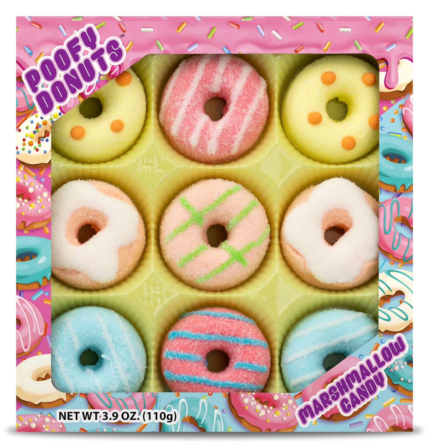 Boone's Mill Poofy Donuts Marshmallow Gummy Candy