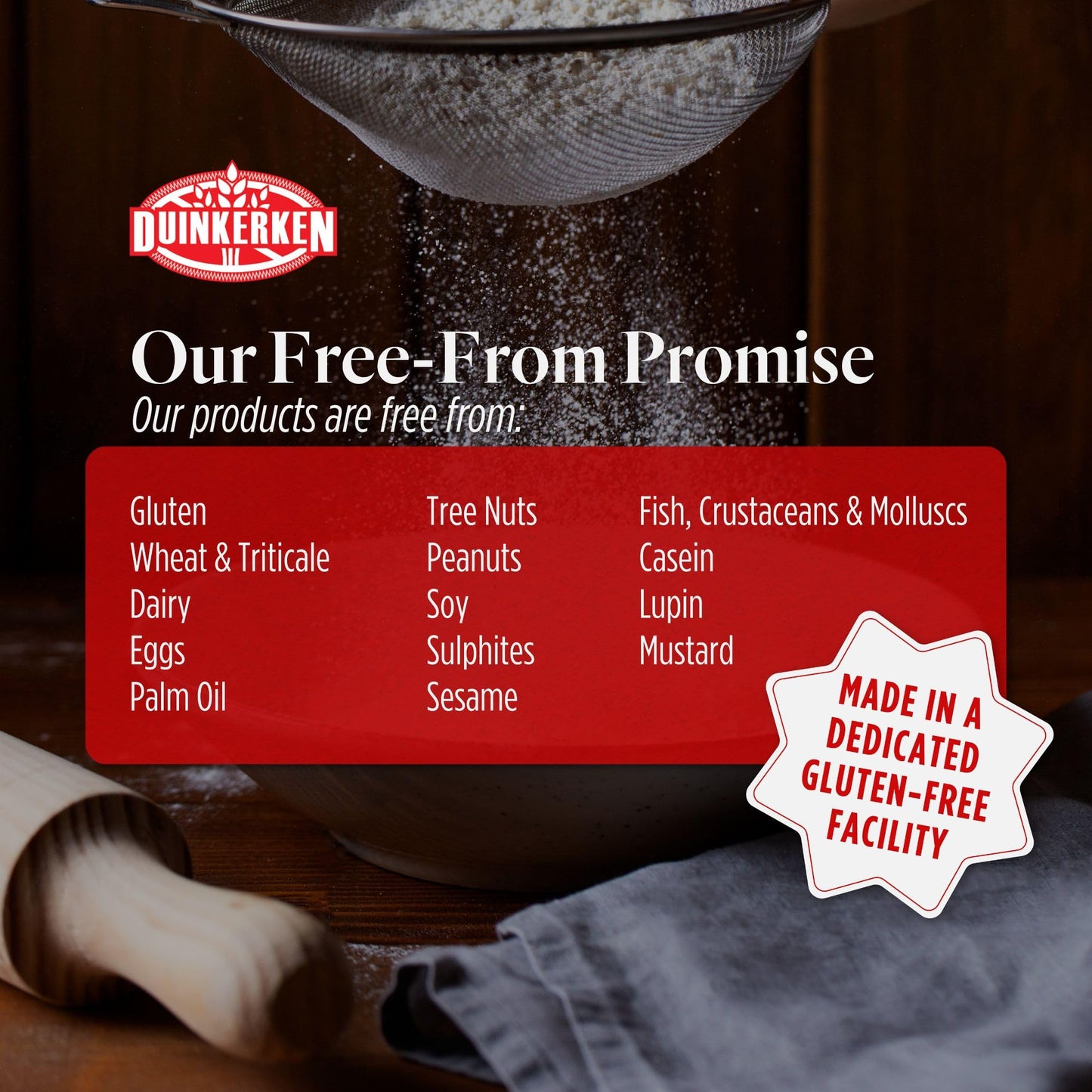Duinkerken Gluten Free Multi-Grain Bread Mix, 1.1 Pound