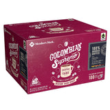 Member's Mark Colombian Supremo Coffee 100 single-serve cups. A1L8