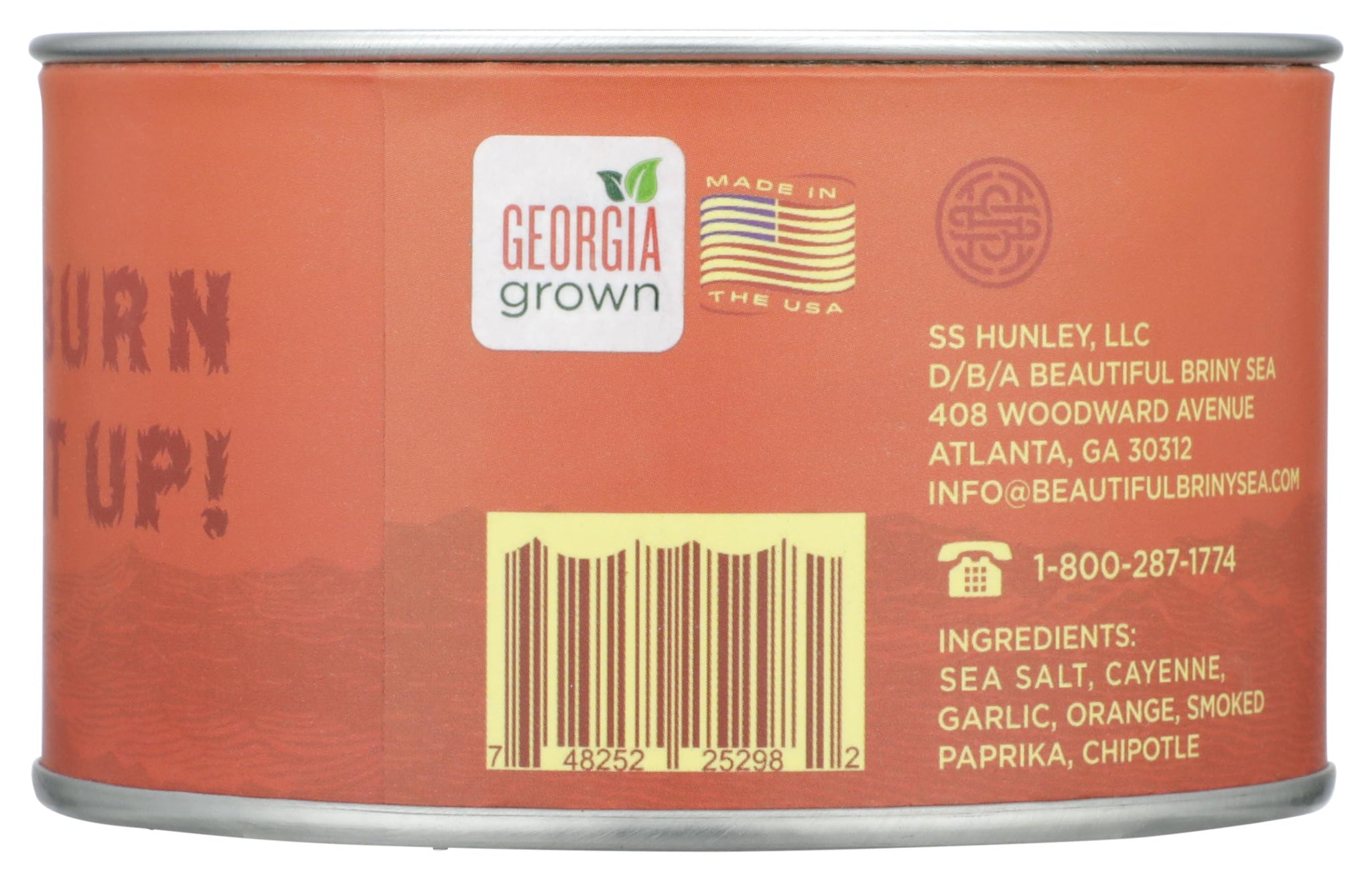 Beautiful Briny Sea, Sea Salt Hot Steve Seriously Spicy Chile, 6 Ounce