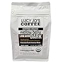 Lucy Jo's Coffee, Organic Mellow Belly DARK Low Acid Blend, Ground, 11 oz