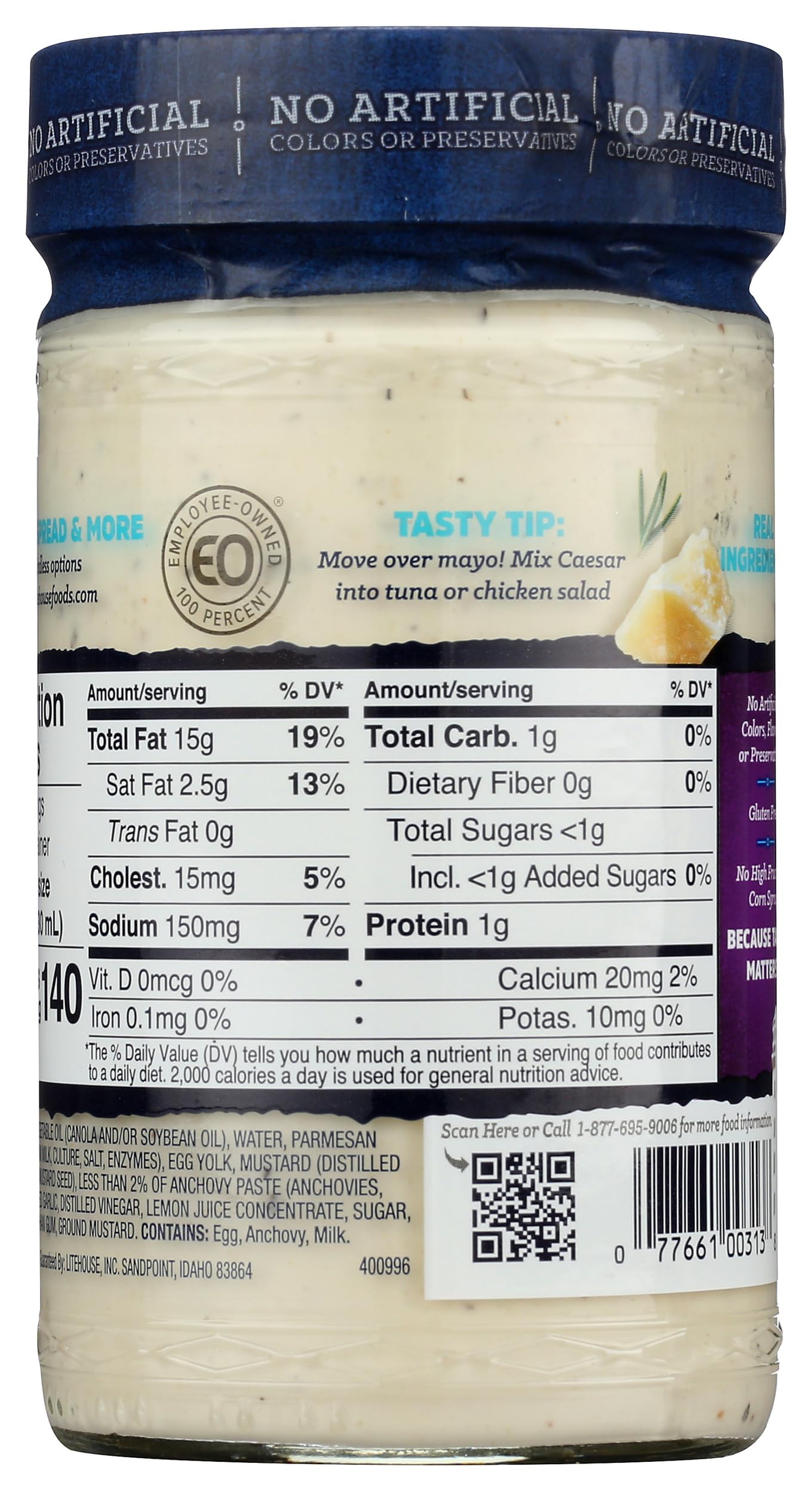Litehouse Caesar Dressing, 13 FZ