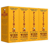 Piccini Organic Penne Pasta for One - High-Protein (20g per box) Single-Serve Italian Pasta Packs | 100% Organic Durum Wheat | Imported from Italy |