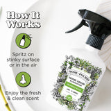 Home-Pourri Air + Fabric Multi-Purpose Odor Freshener Spray, Bamboo Rain, 11 Fl Oz - Jasmine, Bamboo and Fresh Grass