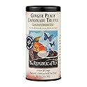 The Republic of Tea Ginger Peach Chocolate Truffle Black Tea Bags, 50 Tea Bag Tin