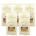 Pasta Toscana | Bronze Die Pasta | Italian Durum Wheat Semolina | Bronze die Pasta, 16 oz (Pack of 5, Rigatoni)