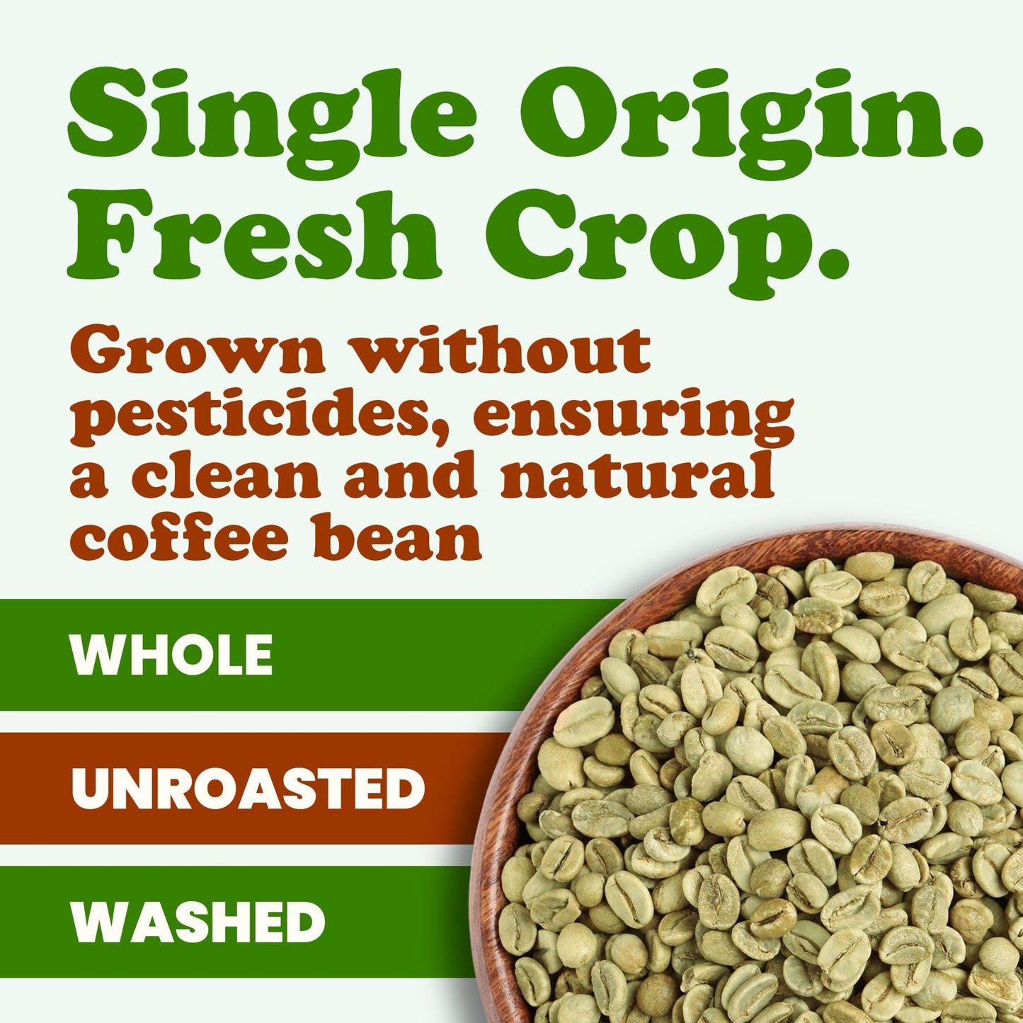 Food to Live Organic Honduran Arabica Green Coffee Beans, 12 Ounces - Whole, Unroasted, Washed Bean. Single Origin. Fresh Crop. Non-GMO, Vegan