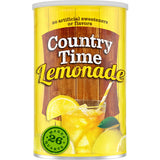 Country Time Lemonade Powdered Drink Mix, 1 Canister, for Flavorful Hydration and Shareable Refreshment, Naturally Flavored with Other Natural Flavor