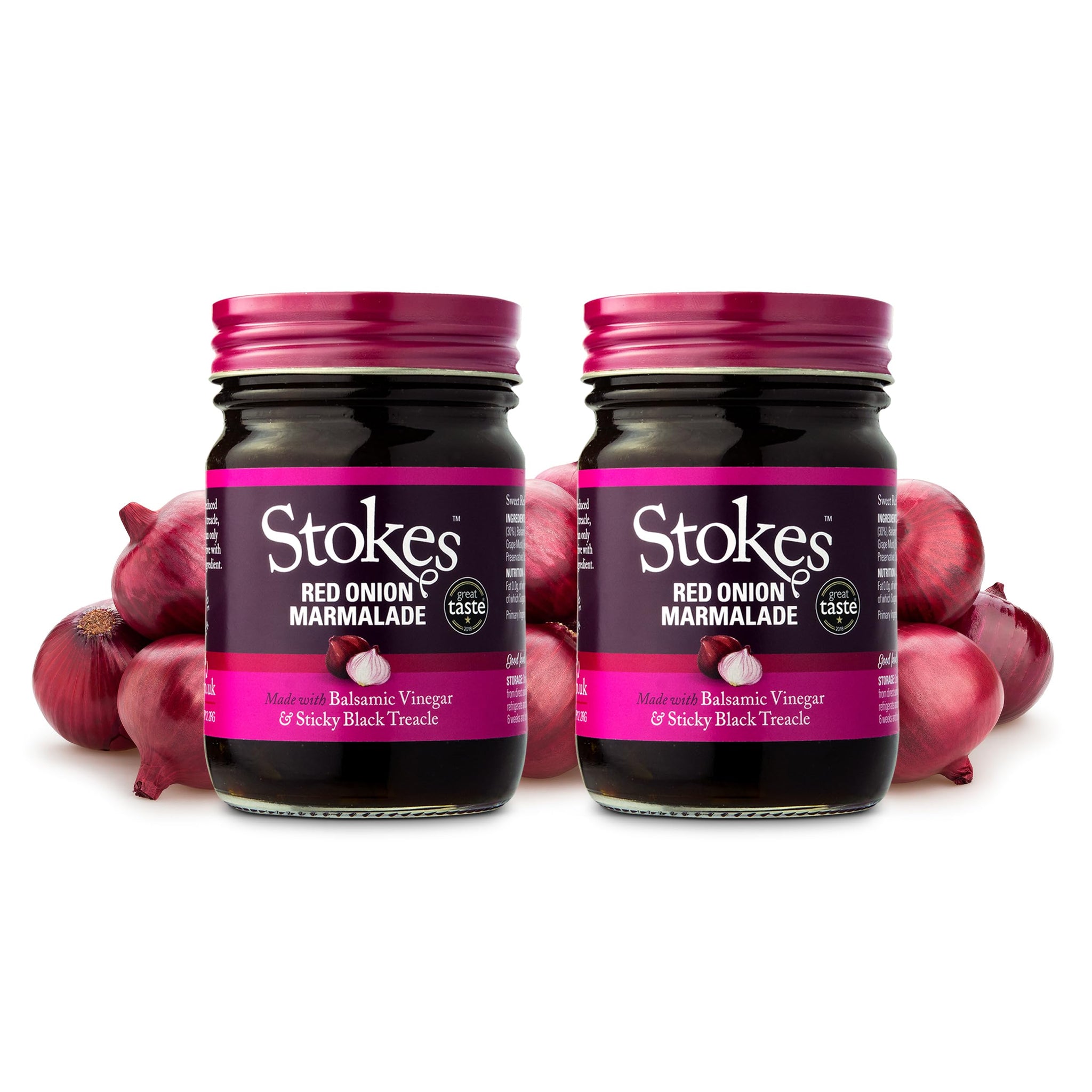 Stokes Sauces Red Onion Marmalade (265g) - Pack of 2