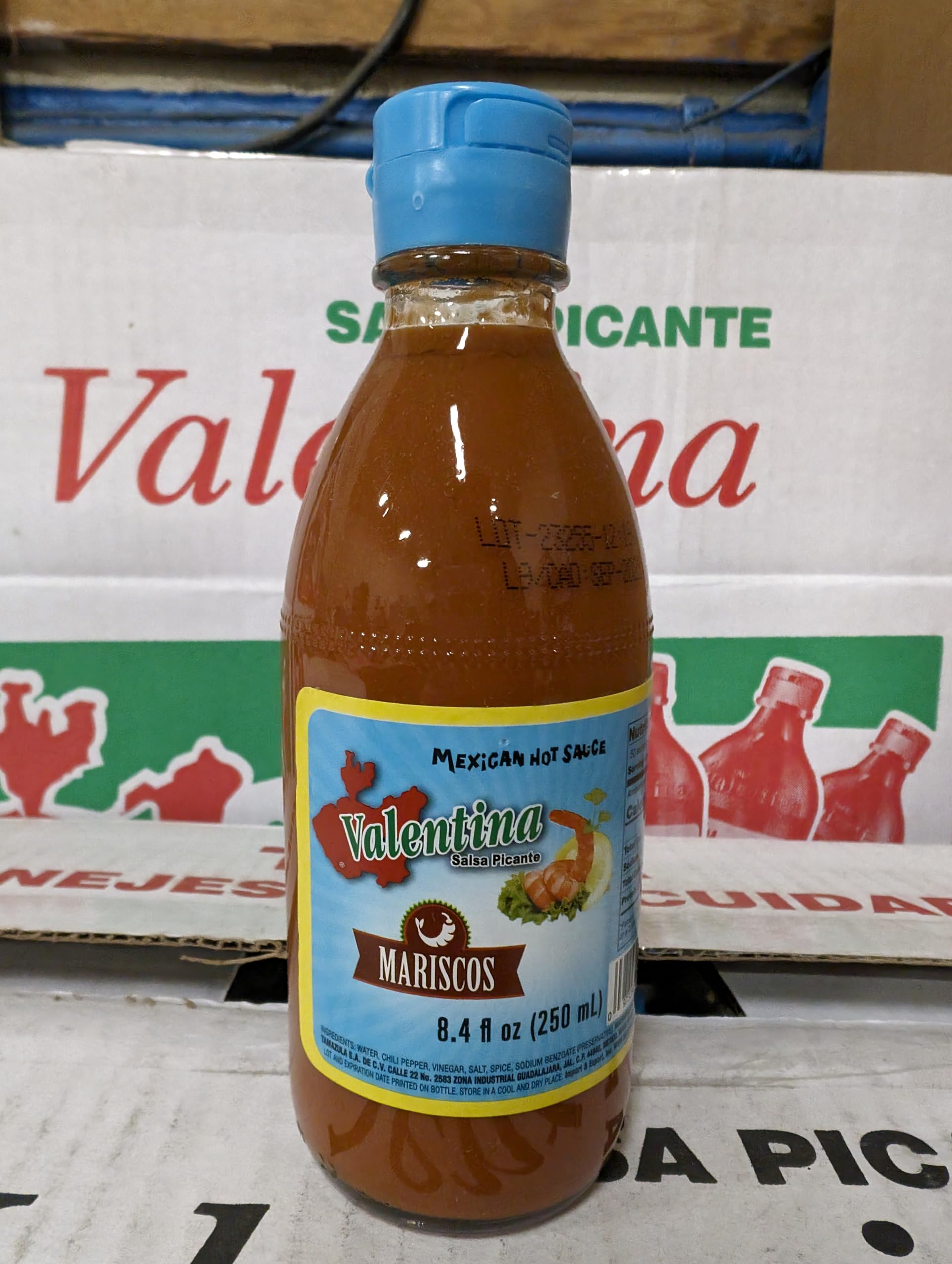 Valentina Salsa Picante - Mariscos (2 Pack) 8.4 fl oz ea - Made In Mexico