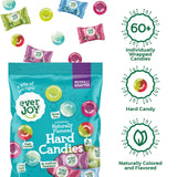 EverJoy Fruit Hard Candy Assortment, Naturally Flavored, Individually Wrapped Hard Candy Mix, 7 oz Bag (Pack of 1)